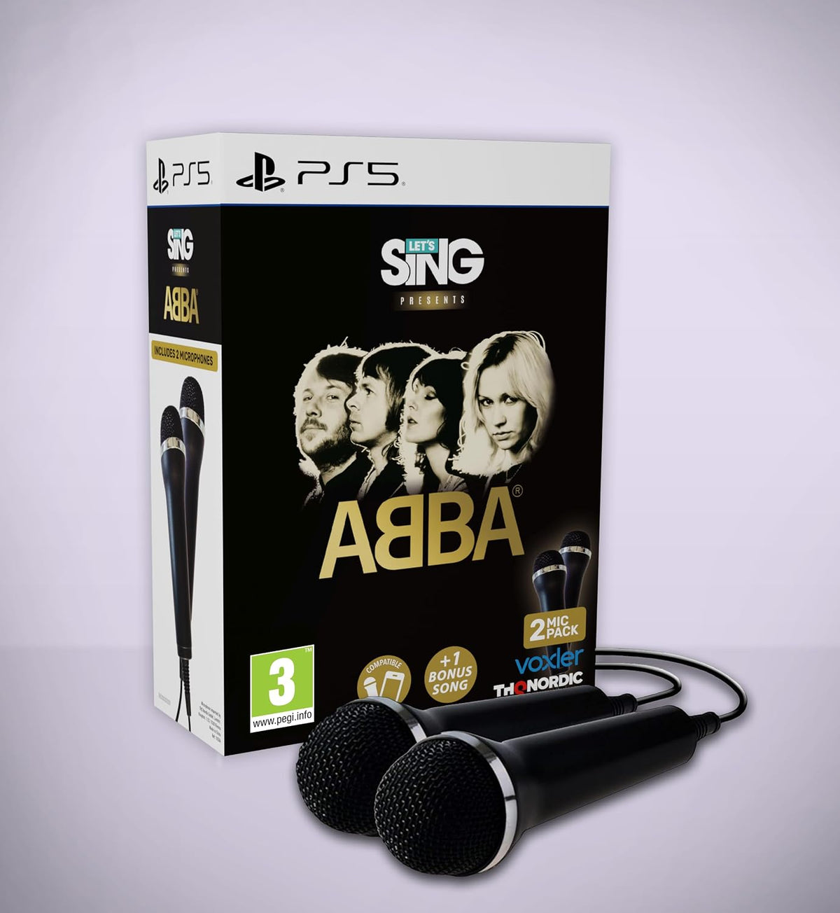 Let's Sing ABBA 2027 - 2 Microphone Bundle - PlayStation 5 - two microphone bundle