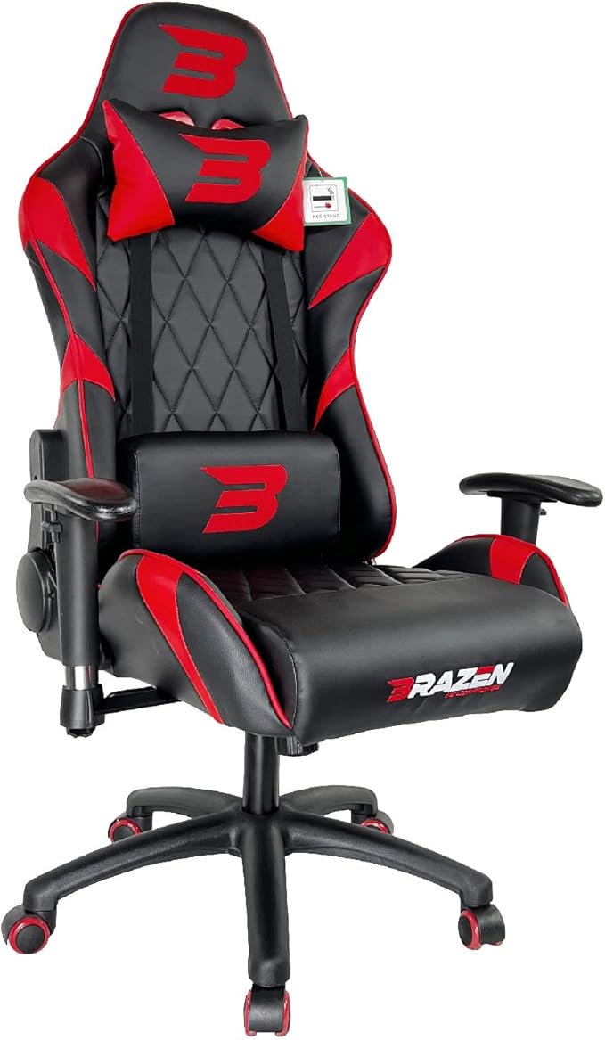 Brazen Venom Esports Gaming Chair - Red