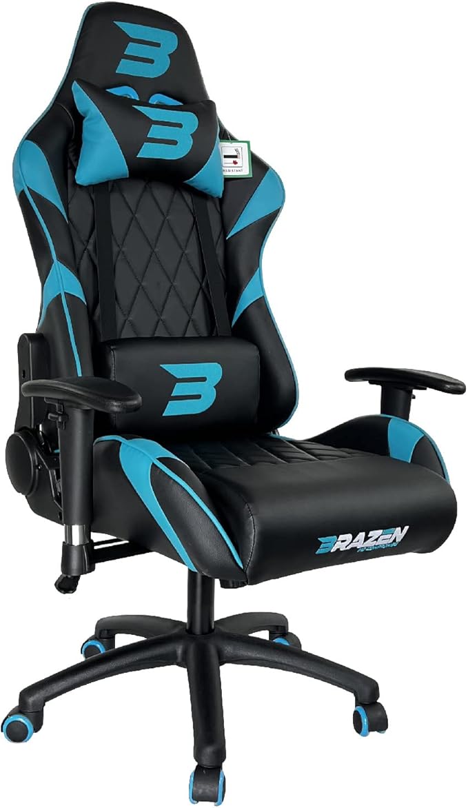 Brazen Venom Esports Gaming Chair - Blue