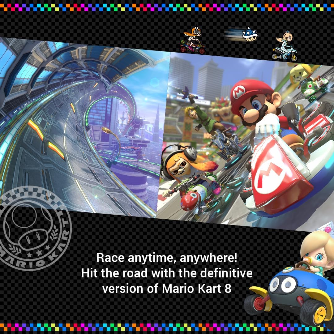 Nintendo Switch OLED Neon Red/Blue: Mario Kart 8 Deluxe & Nintendo Switch Online 3 Months