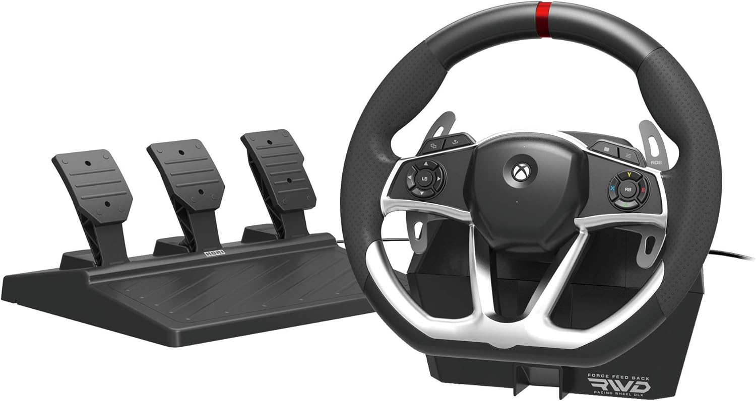 HORI Force Feedback Racing Wheel Deluxe -Xbox
