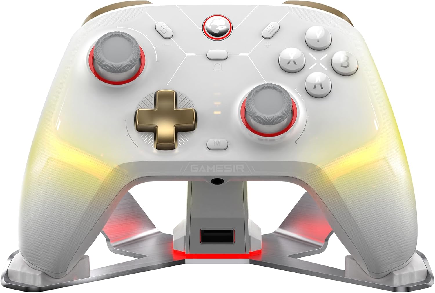 GameSir Cyclone 2 Wireless Controller - with Charging Dock - White