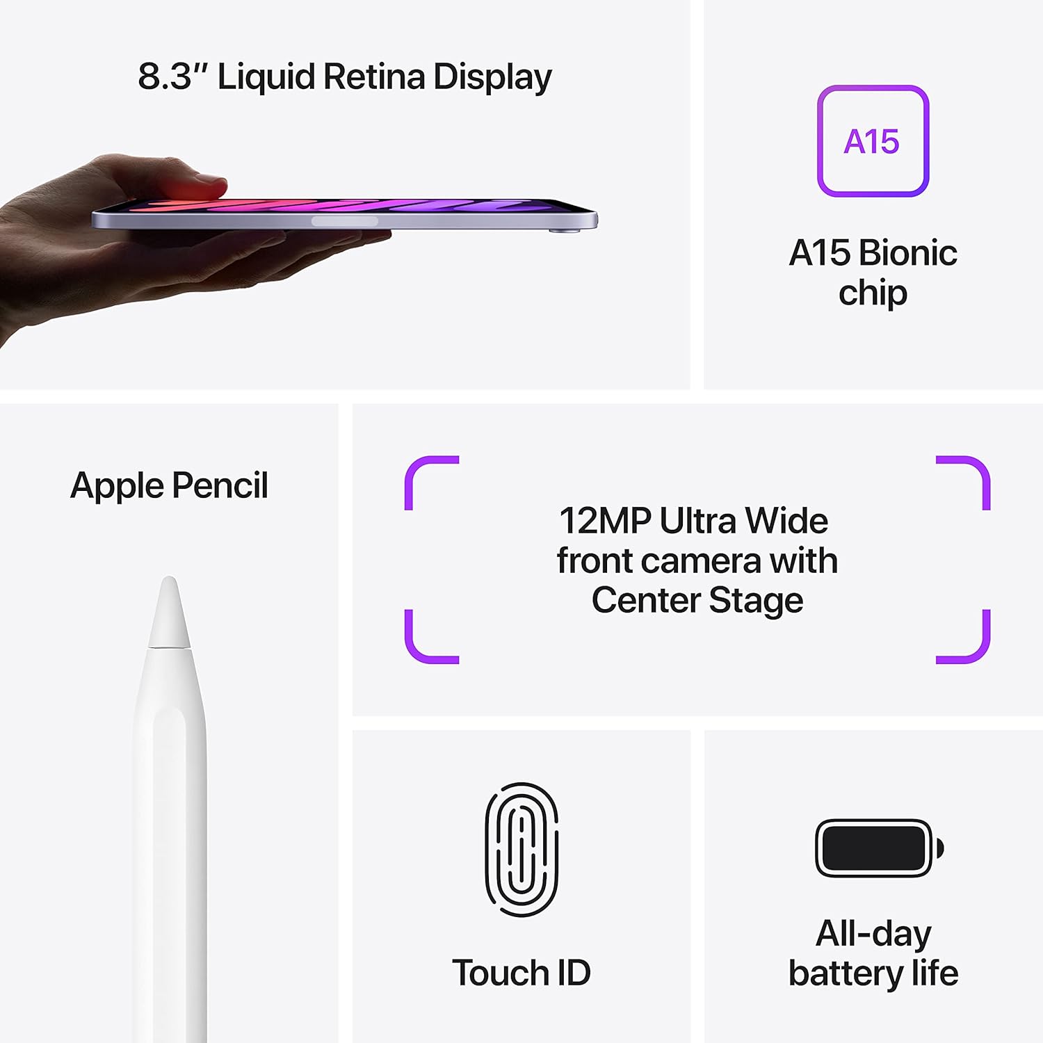 Apple iPad Mini 8.3" (6th Gen 2021) WiFi