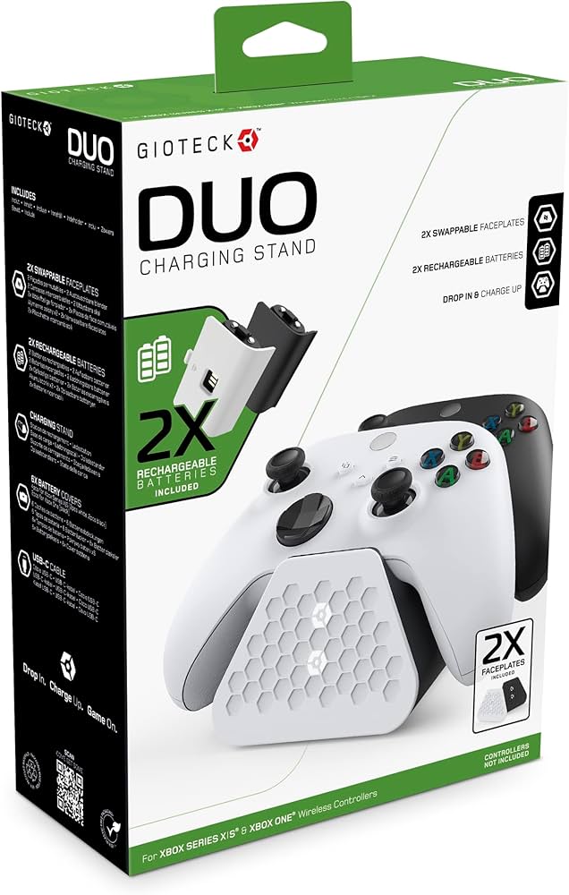 Charging Stand Duo Bw  
