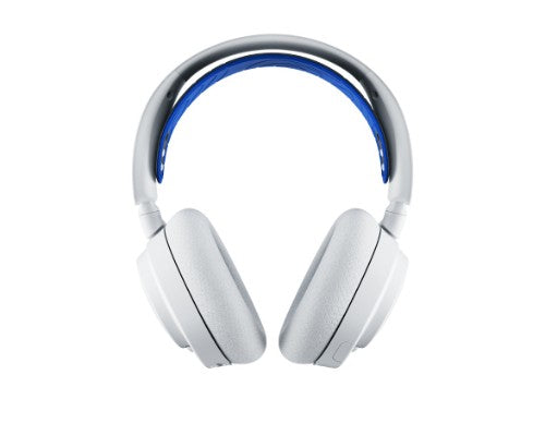 Steelseries ARCTIS NOVA 7P WHITE Headset Wireless Head-band Gaming Bluetooth Blue, White