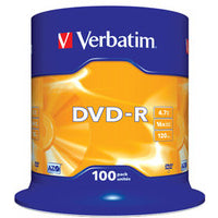 Verbatim DVD-R Matt Silver 4.7 GB 100 pc(s)