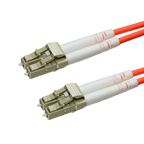 Cablenet 2m OM4 50/125 LC-LC Duplex Orange LSOH Fibre Patch Lead