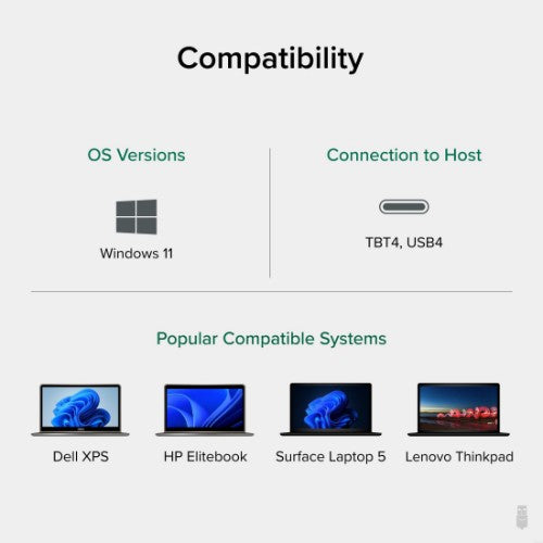 Plugable Technologies USB C Docking Station Dual Monitor, 11-in-1, USB4 40G 100W Laptop Charging Dock for Windows and Thunderbolt, 4K HDMI 2.1 up to 120Hz, 2.5Gbps Ethernet, SD Reader, 20W USB-C Charging - Driverless