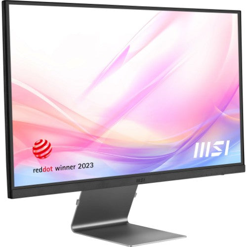 MSI Modern MD271UL 27 Inch Monitor, UHD (3840 x 2160), 60Hz, IPS, 4ms, Adaptive-Sync, 2x HDMI, DisplayPort, USB Type-C, Anti-Glare, Anti-Flicker, Less Blue light, TÜV Certified, Kensington, Grey