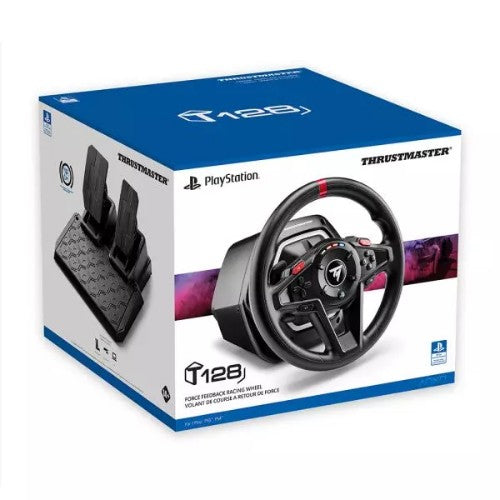 Thrustmaster T128 Black Steering wheel + Pedals PC, PlayStation 4, PlayStation 5