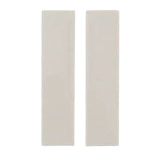 Cablenet Quarter Blank 12.5mm x 50mm White (PK 2)