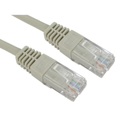 Cables Direct 5m Cat5e networking cable Grey U/UTP (UTP)