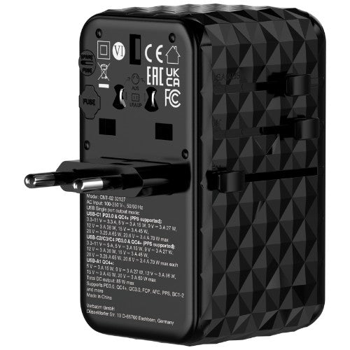 Verbatim Charge 'n' Travel Diamond 85W Retractable Cable CNT-02