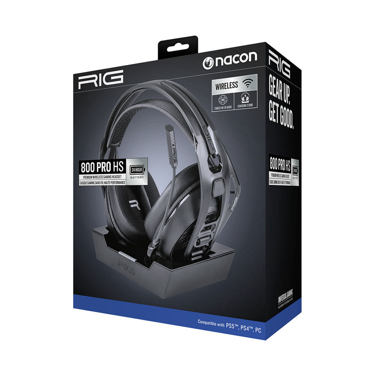 Nacon RIG 800 PRO HS Wireless Gaming Headset for PS4/PS5 - Black