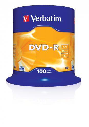 Verbatim DVD-R Matt Silver 4.7 GB 100 pc(s)