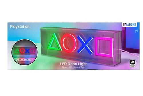 PlayStation Symbols Led Neon Light – Officially Licensed (Paladone)