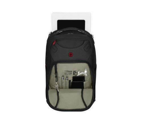 Wenger/SwissGear Cosmic backpack Casual backpack Black Polyester, Polyvinyl chloride (PVC), Recycled polyethylene terephthalate (rPET)