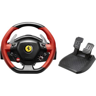 Thrustmaster Ferrari 458 Spider Black, Red Steering wheel + Pedals Xbox One
