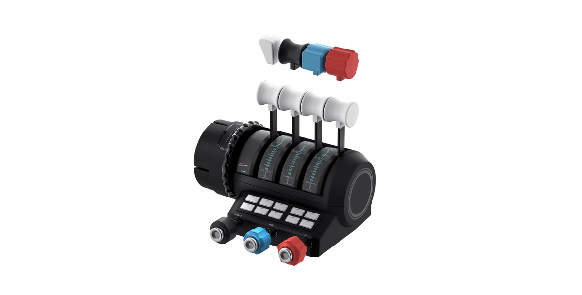 Turtle Beach VelocityOne Flight modular throttle quadrant with adjustable levers for realistic flight simulation