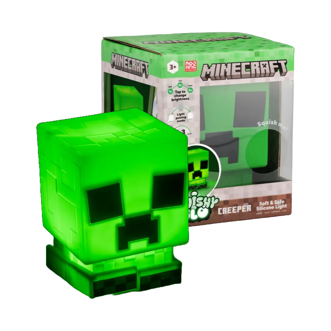 Paladone Minecraft Creeper SquishyGlo Rechargeable Light