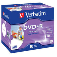 Verbatim DVD+R Wide Inkjet Printable ID Brand