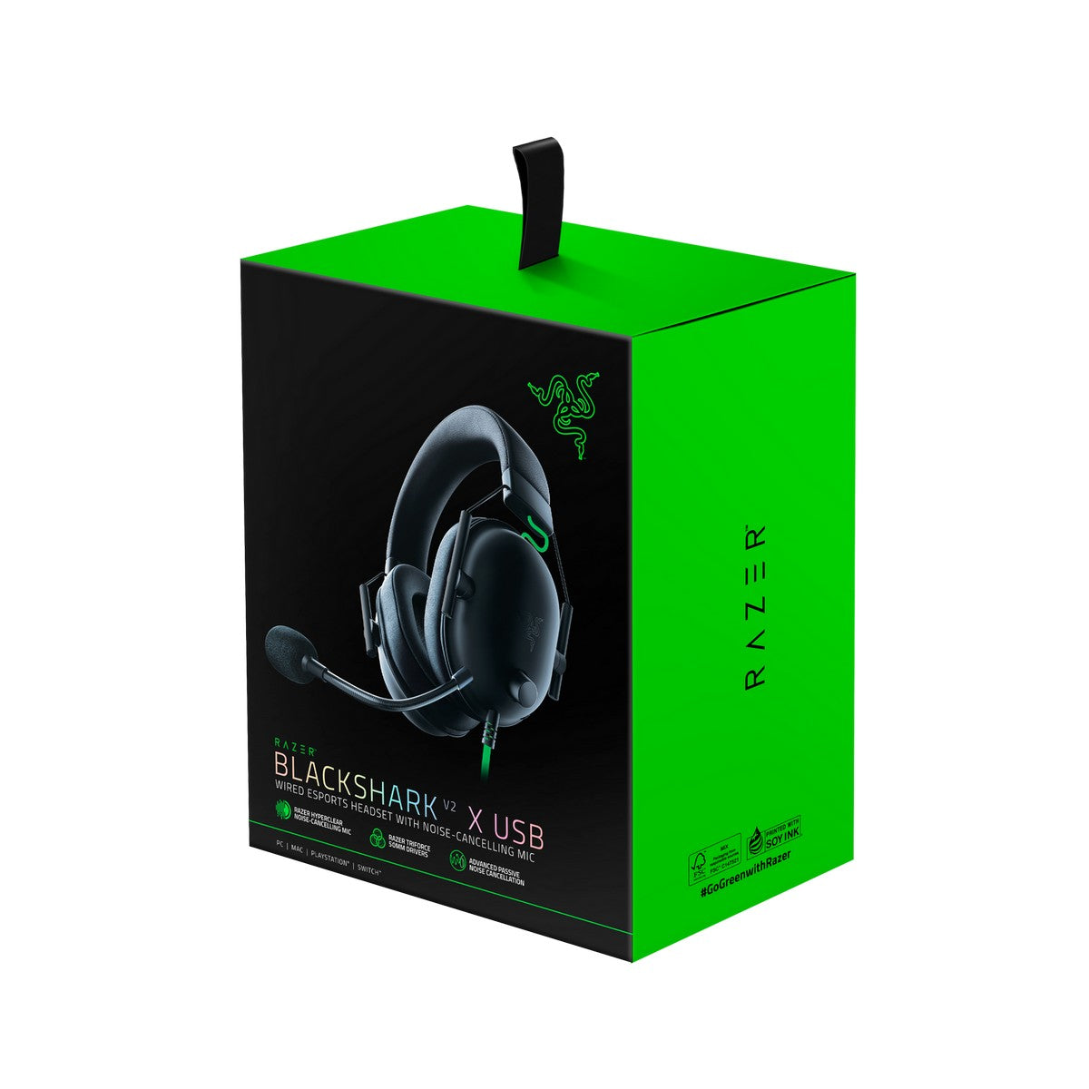 RAZER BLACKSHARK V2 X USB WIRED GAMING HEADSET - BLACK