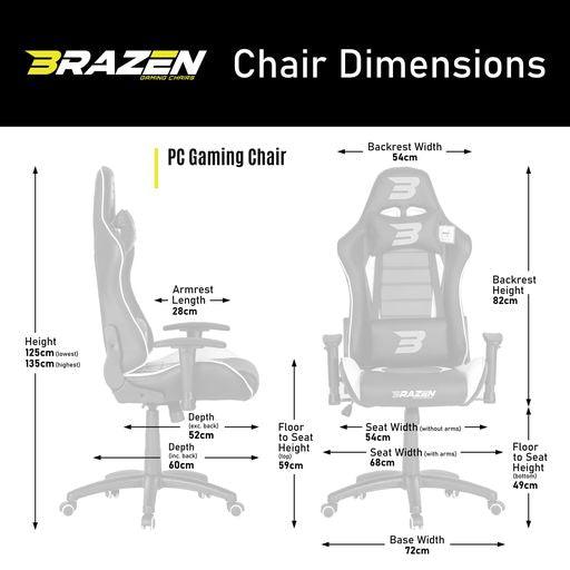 BraZen Emperor XXX Elite Esports PC Gaming Chair - Want a New Gadget