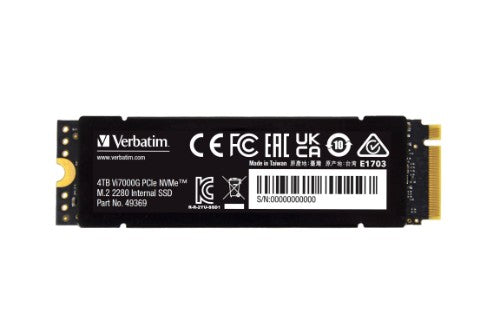 Verbatim Vi7000G PCIe NVMe M.2 SSD 4TB The Ultimate Gaming Solution