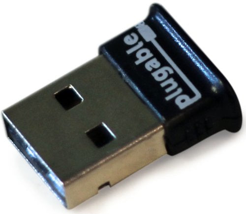 Plugable Technologies USB Bluetooth 4.0 Low Energy Micro Adapter (Compatible with Windows 11, 10, 8.x, 7, Classic Bluetooth, Gamepad, and Stereo Headset Compatible)