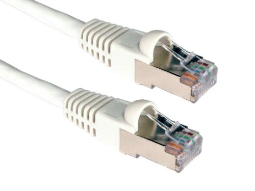 Cables Direct Cat6a, 2m networking cable White S/FTP (S-STP)