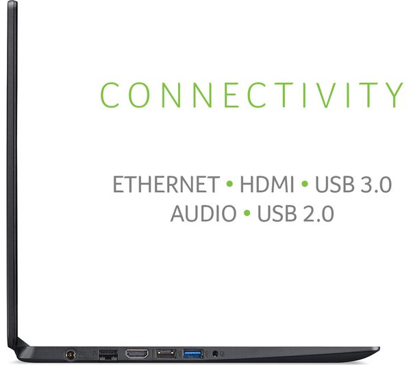 Acer Aspire A315-56 - 15.6" - AMD Athlon Silver 3050U  - 4GB RAM - 128GB SSD - UK - Grade A