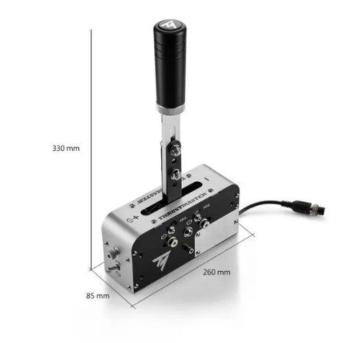 Thrustmaster 4060306 Gaming Controller Black, Silver USB Hand brake PC, PlayStation 4, PlayStation 5, Xbox One, Xbox One S, Xbox One X, Xbox Series S, Xbox Series X
