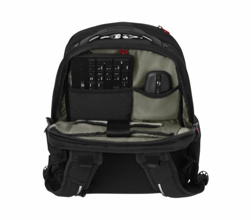 Wenger/SwissGear Cosmic backpack Casual backpack Black Polyester, Polyvinyl chloride (PVC), Recycled polyethylene terephthalate (rPET)
