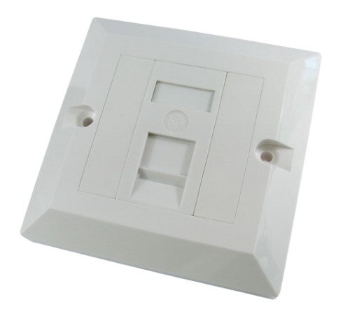 Cables Direct Single Cat5e Faceplate