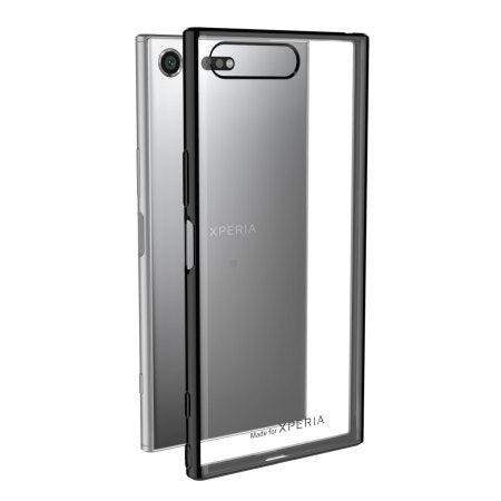Muvit MFX Bling Sony Xperia XZ Premium Gel Shell Case - Black / Clear - Want a New Gadget
