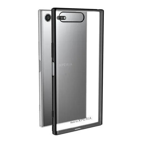 Muvit MFX Bling Sony Xperia XZ Premium Gel Shell Case - Black / Clear - Want a New Gadget