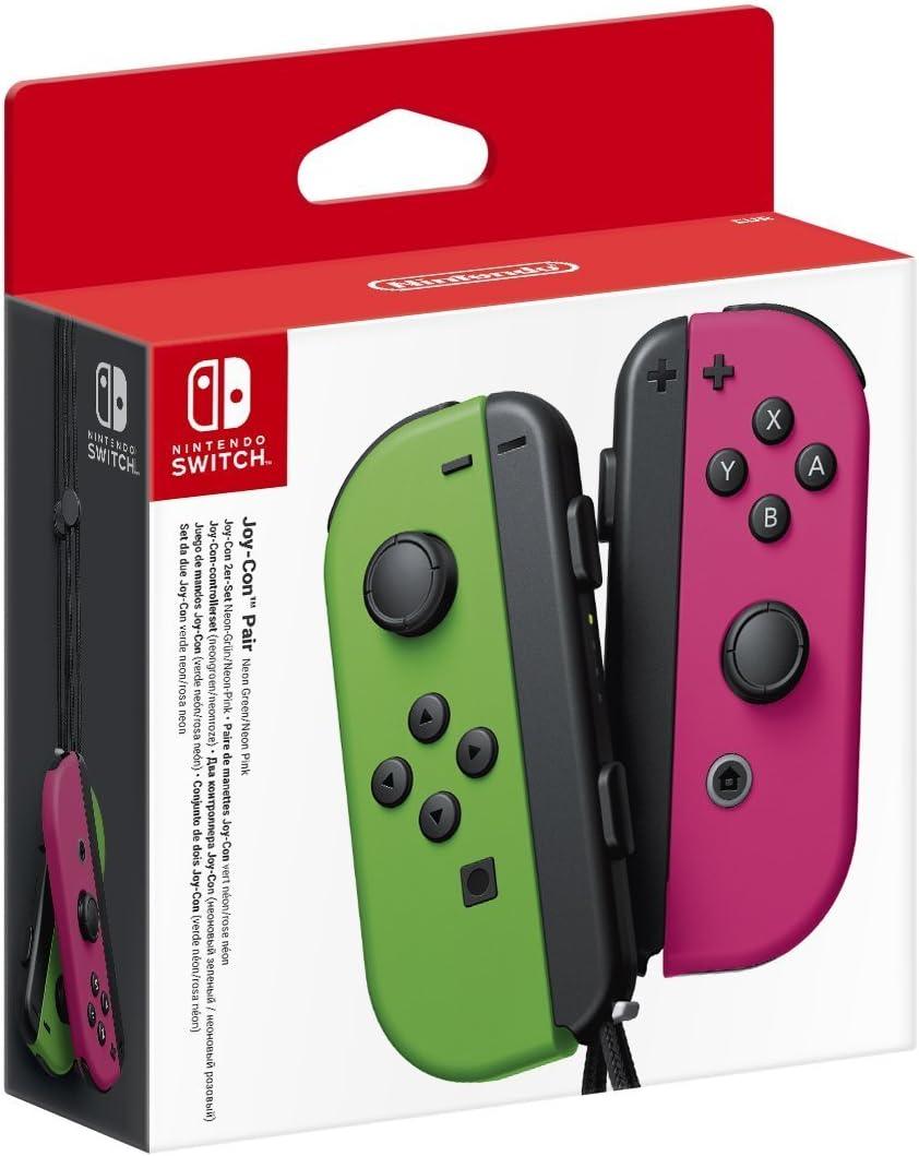 Nintendo Switch Joy-Con Pair (Neon Green/Neon Pink) - Want a New Gadget