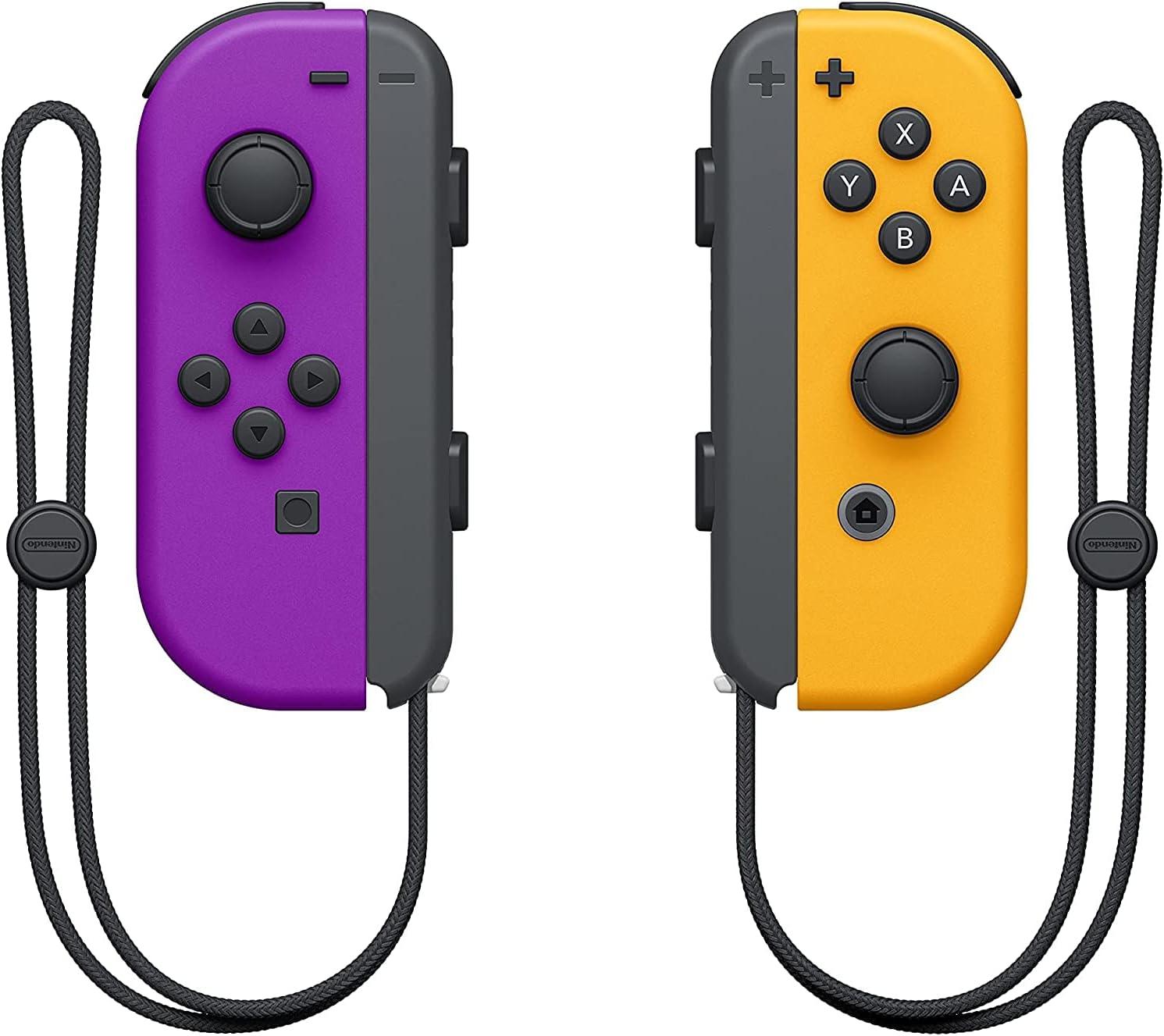 Nintendo Switch Joy-Con Pair (Neon Purple/Neon Orange) - Want a New Gadget
