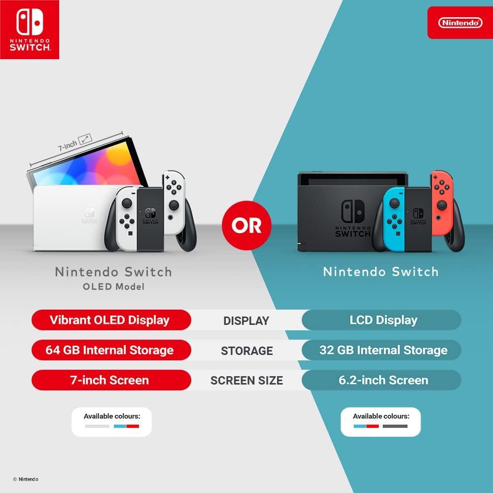 Nintendo Switch OLED Console - White - Want a New Gadget