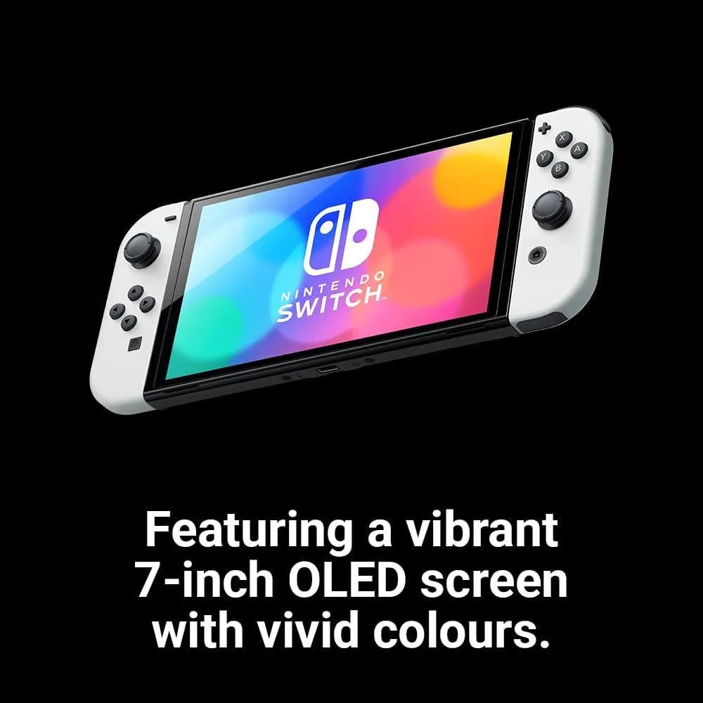 Nintendo Switch OLED Console - White - Want a New Gadget