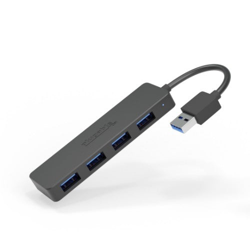 Plugable Technologies 4 Port USB Hub 3.0, USB Splitter for Laptop, Compatible with Windows, Surface Pro, PC, Chromebook, Linux, Android, Charging Not Supported