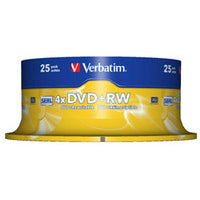 Verbatim DVD+RW Matt Silver 4.7 GB 25 pc(s)