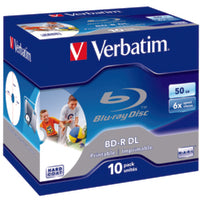 Verbatim 43736 blank Blu-Ray disc BD-R 50 GB 10 pc(s)