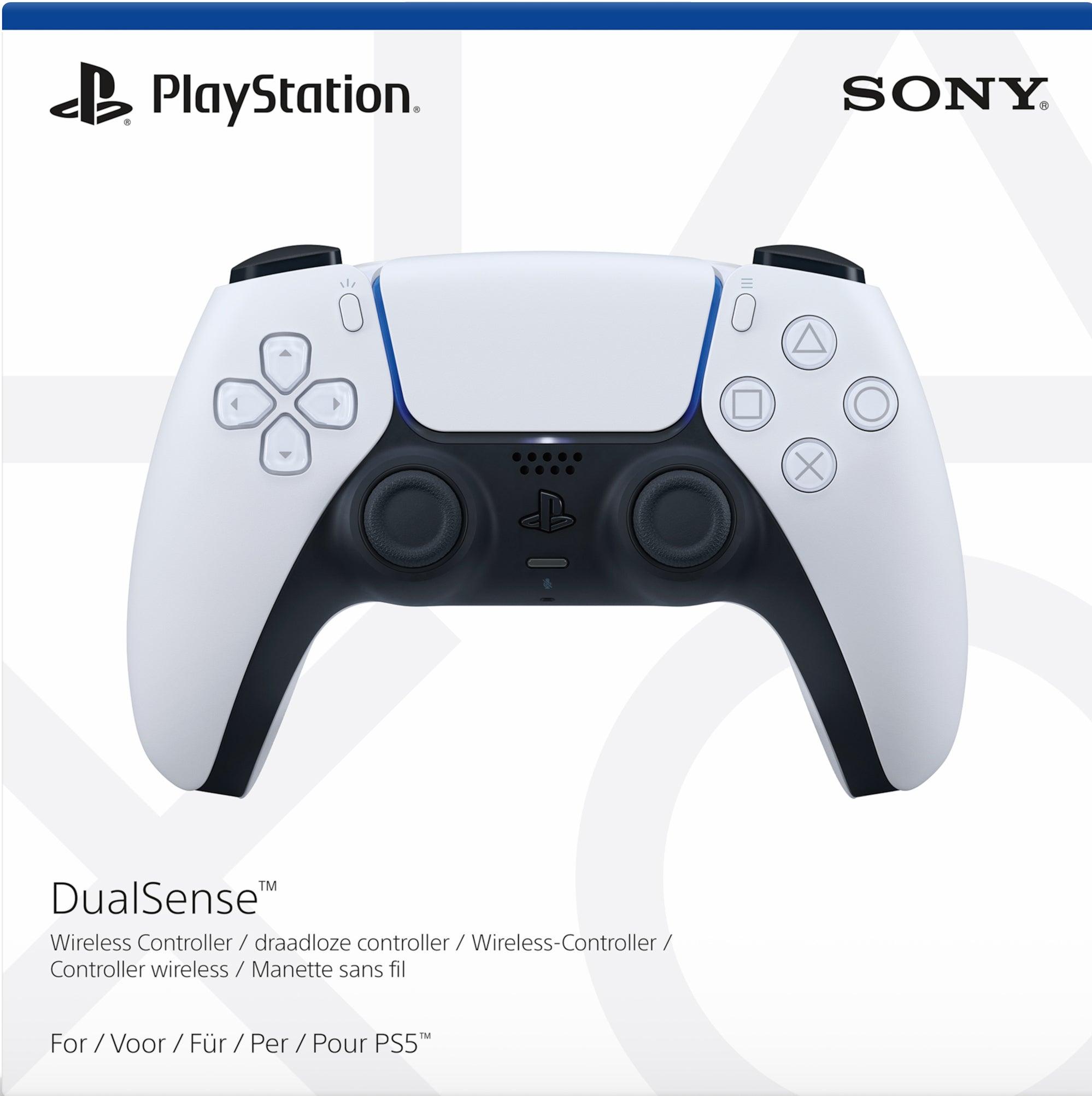 White DualSense Wireless Controller - PlayStation 5 - Want a New Gadget