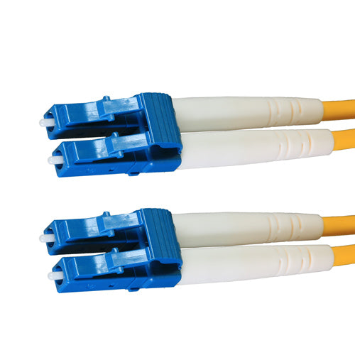 Cablenet 15m OS2 9/125 LC-LC Duplex Yellow LSOH Fibre Patch Lead