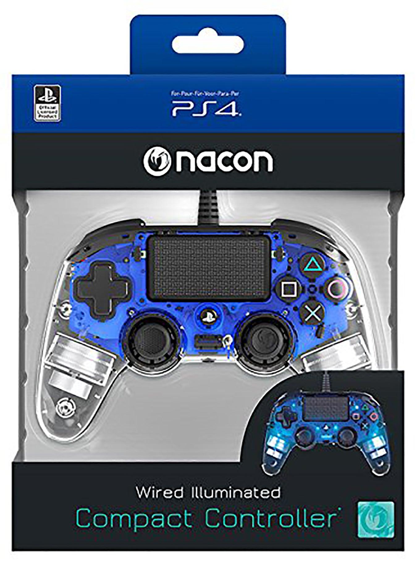 Nacon Ps4 Compact Ctrl Blue Le - Want a New Gadget