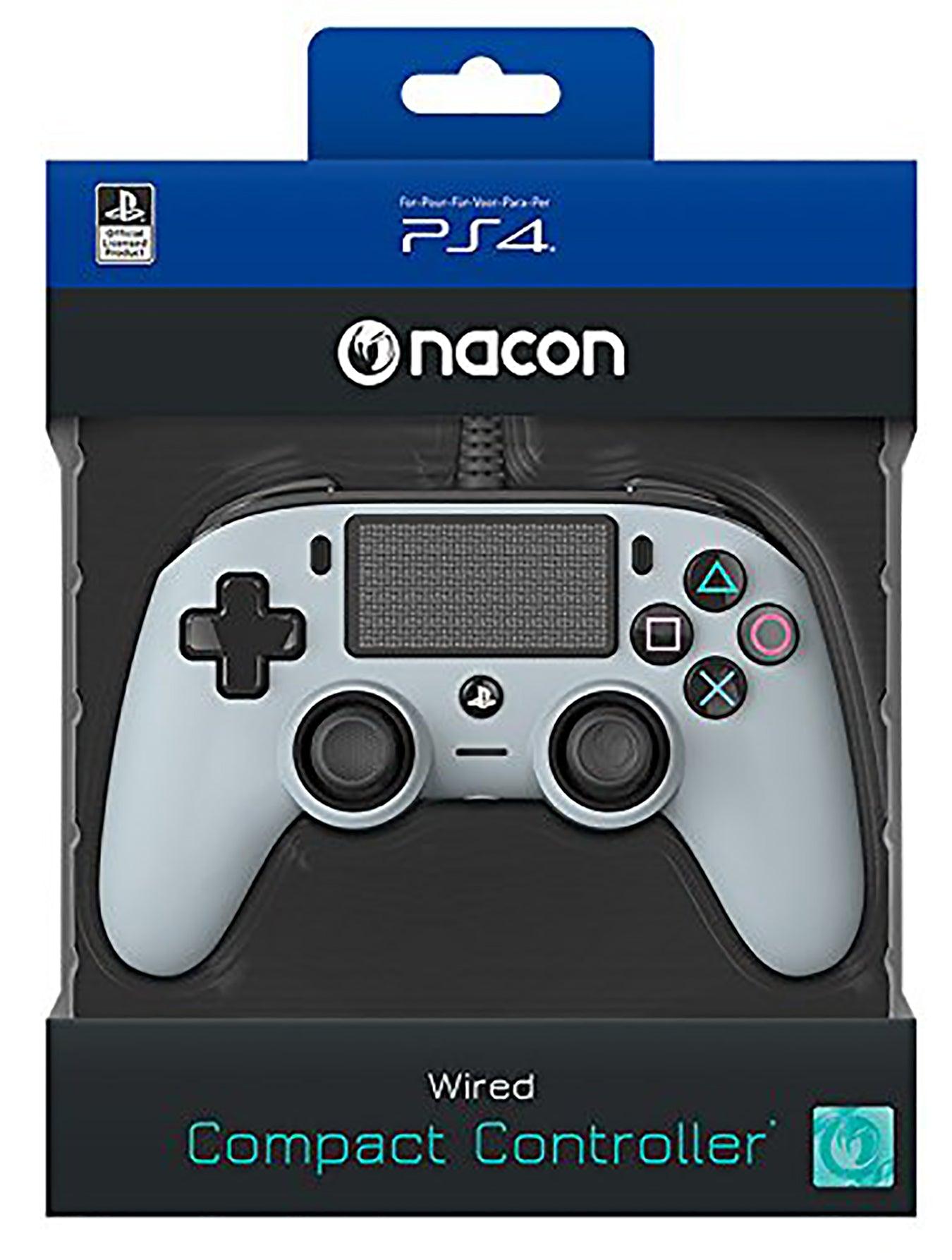 Nacon Ps4 Compact Ctrl Grey - Want a New Gadget